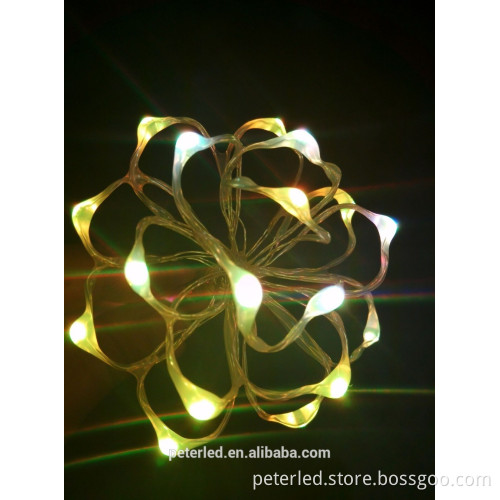 LED battery copper wire flower lights factory price